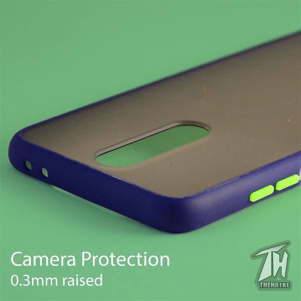 Blue Smoke Silicone case for Poco X2