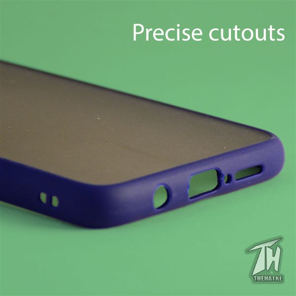 Blue Smoke Silicone case for Poco X2