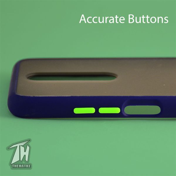 Blue Smoke Silicone case for Poco X2