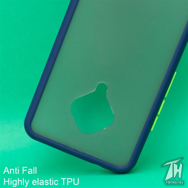 Blue Smoke Silicone case for Vivo S1 pro