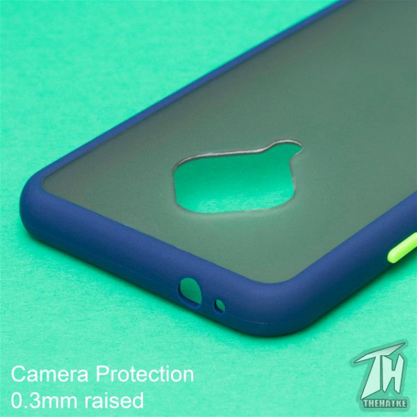 Blue Smoke Silicone case for Vivo S1 pro