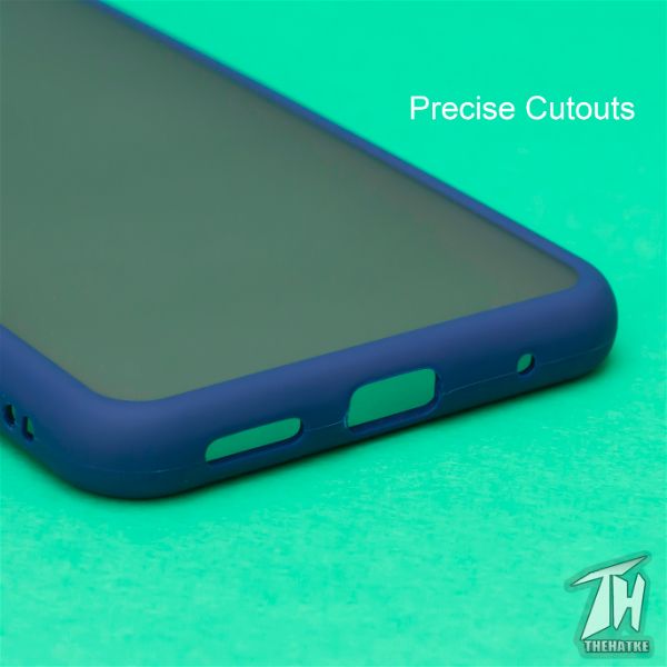 Blue Smoke Silicone case for Vivo S1 pro