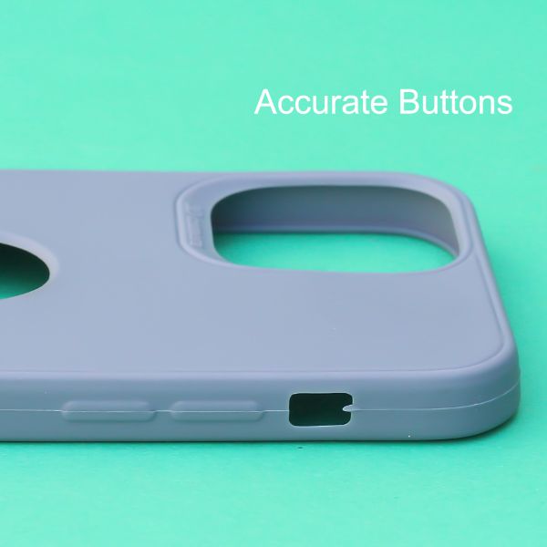 Blue Spazy Logo Cut Silicone Case for Apple Iphone 12