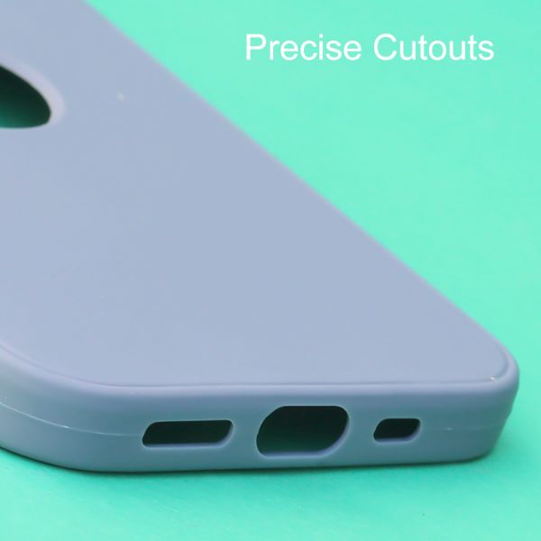 Blue Spazy Logo Cut Silicone Case for Apple Iphone 12 Pro