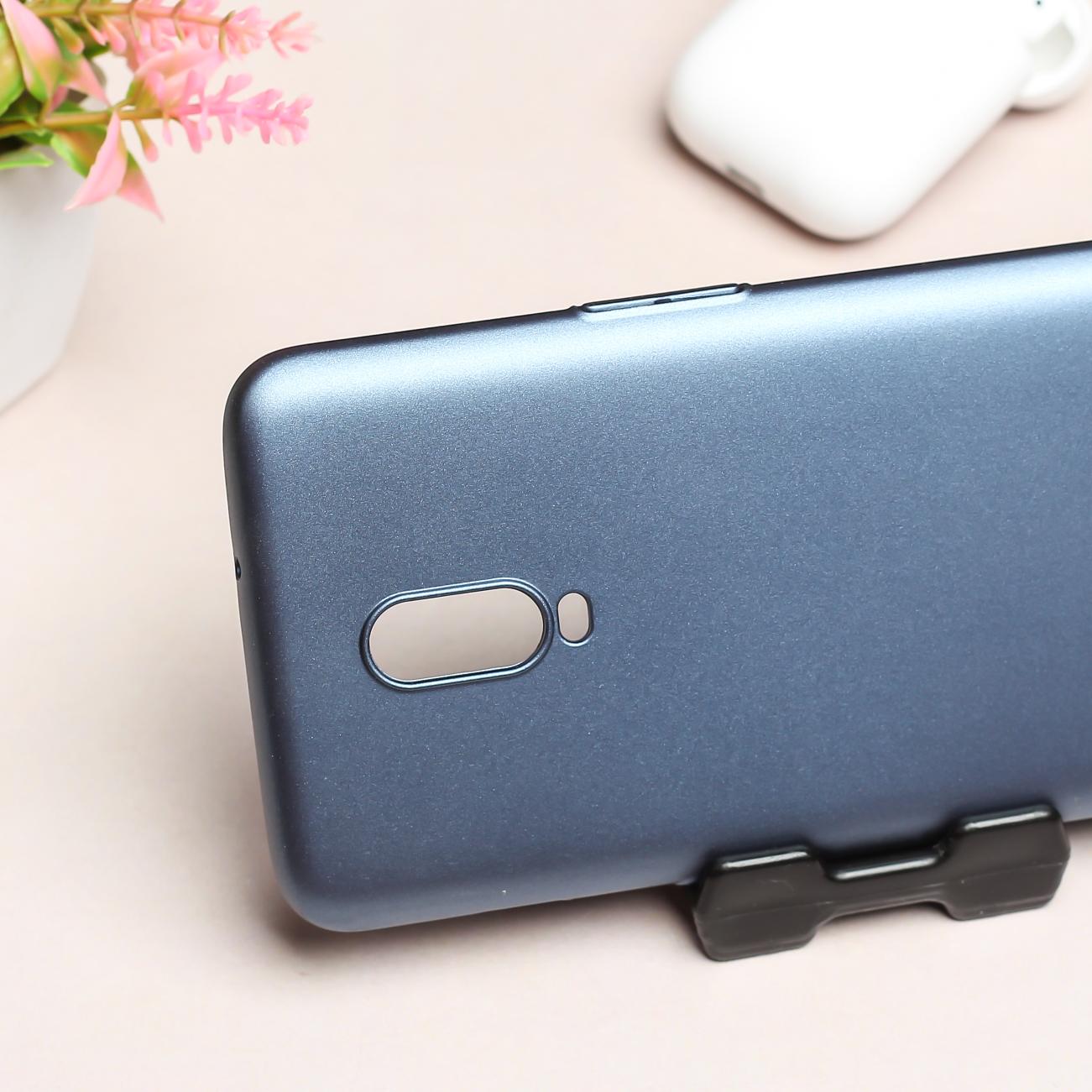 Blue Thin Fit (TPU + Poly Carbonate) case for Oneplus 6T