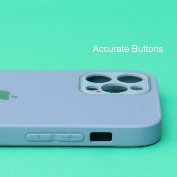 Blue camera Safe mirror case for Apple Iphone 12 Pro Max