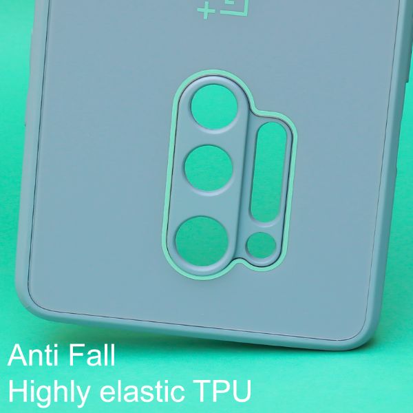 Blue camera Safe mirror case for Oneplus 8 Pro