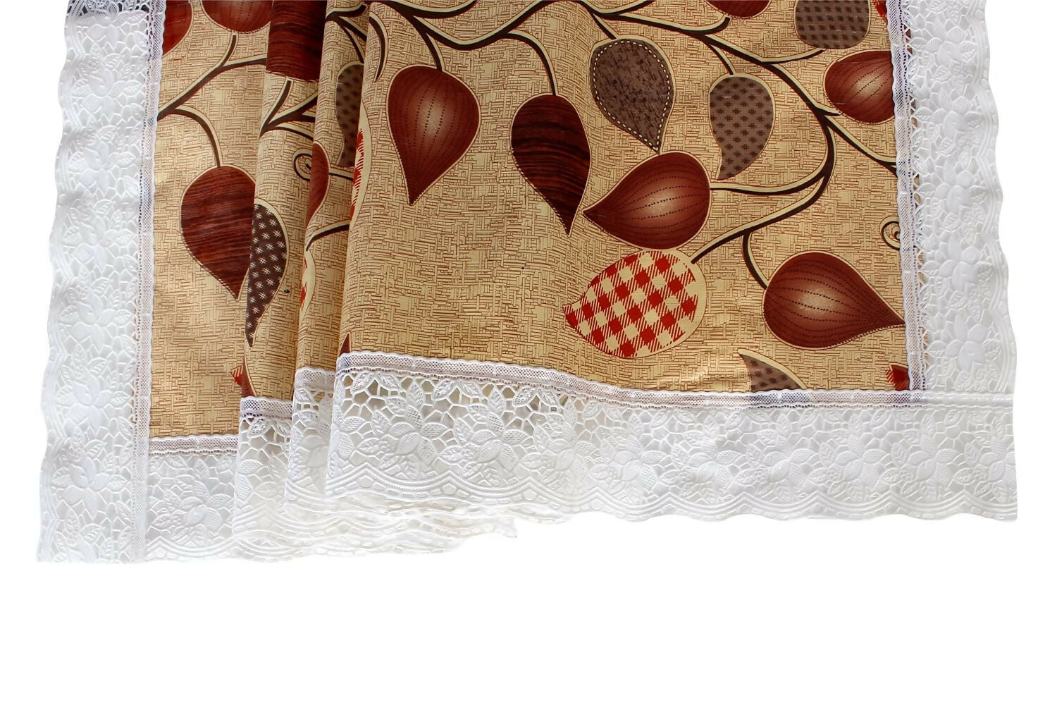 Mopak Decor3D Brown Sadish Table Covers in Premium Polyester Cloth Medium (40x60 Inches) and Large (60x90 Inches)
