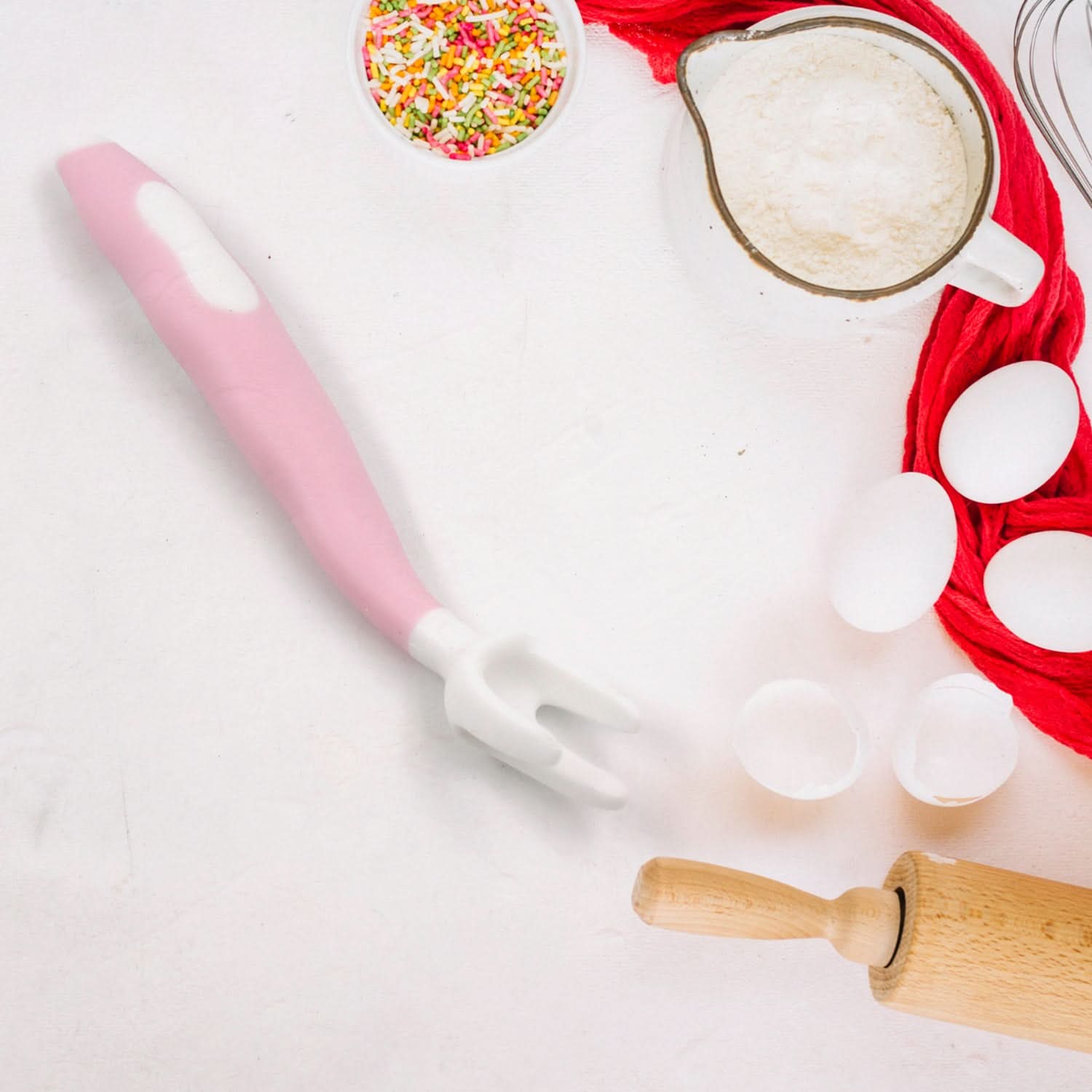 Silicone Bendable Baby Spoon & Fork Set (2 Pc) – Toddler Self-Feeding Utensils with Travel Case