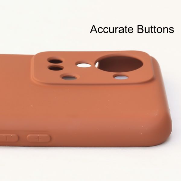 Brown Camera Original Silicone case for Oneplus Nord 2T