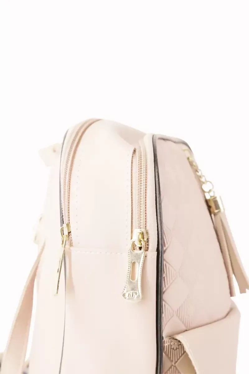 Trendy Casual Backpack for Girls - Light Pink