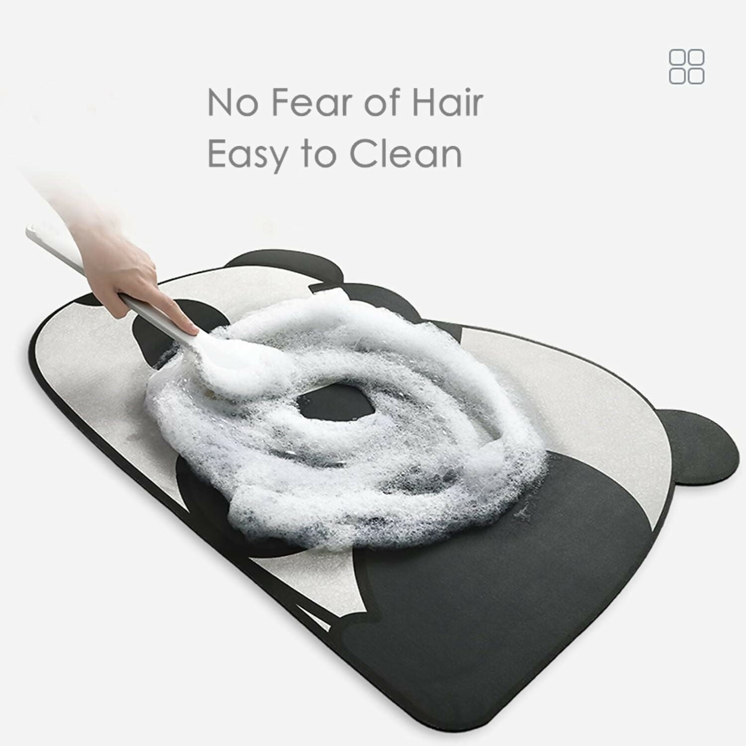 Non-Slip Panda Design Bathroom Rug