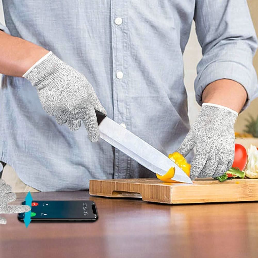 Cut-Resistant Safety Gloves – Multicolour Hand Protection