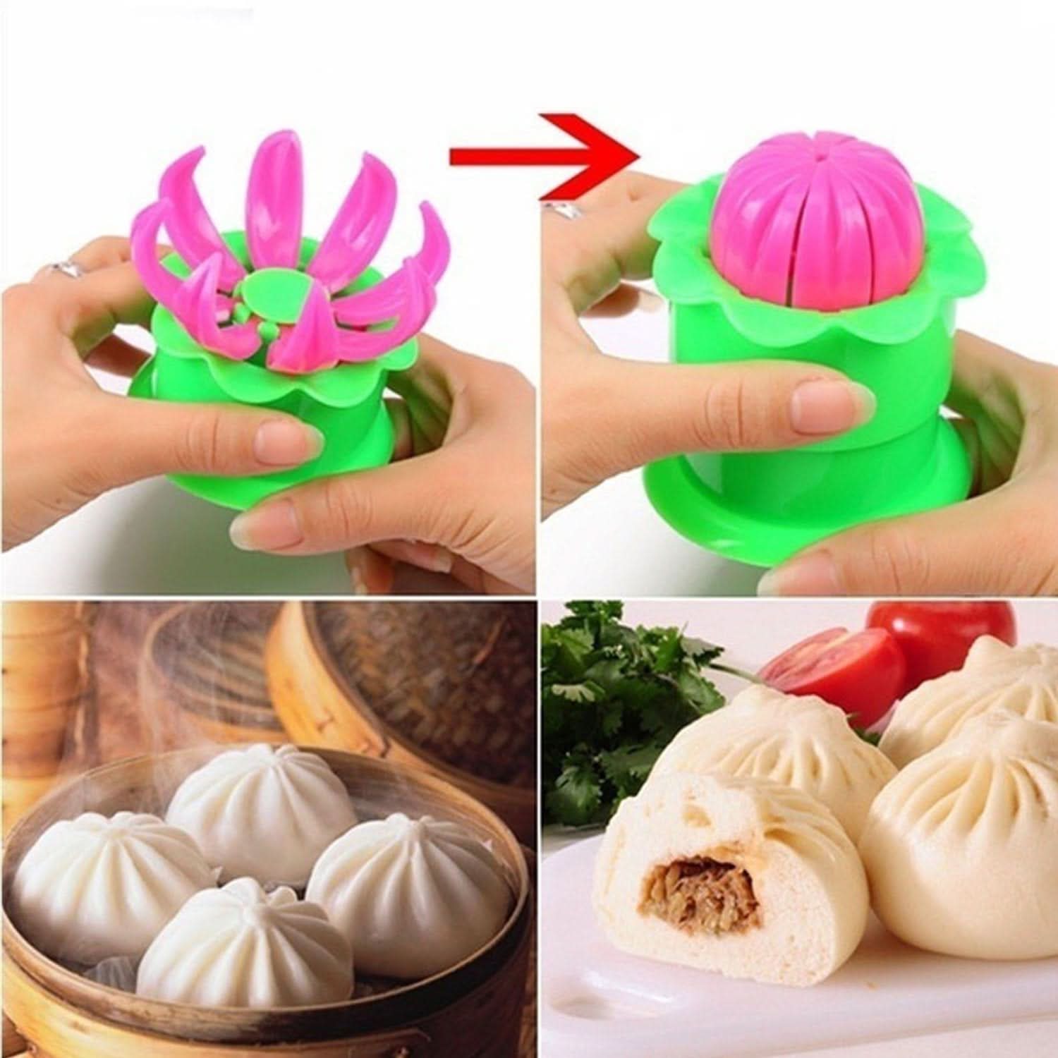 Steamed Stuffed Bun Making Mold (2 pcs)