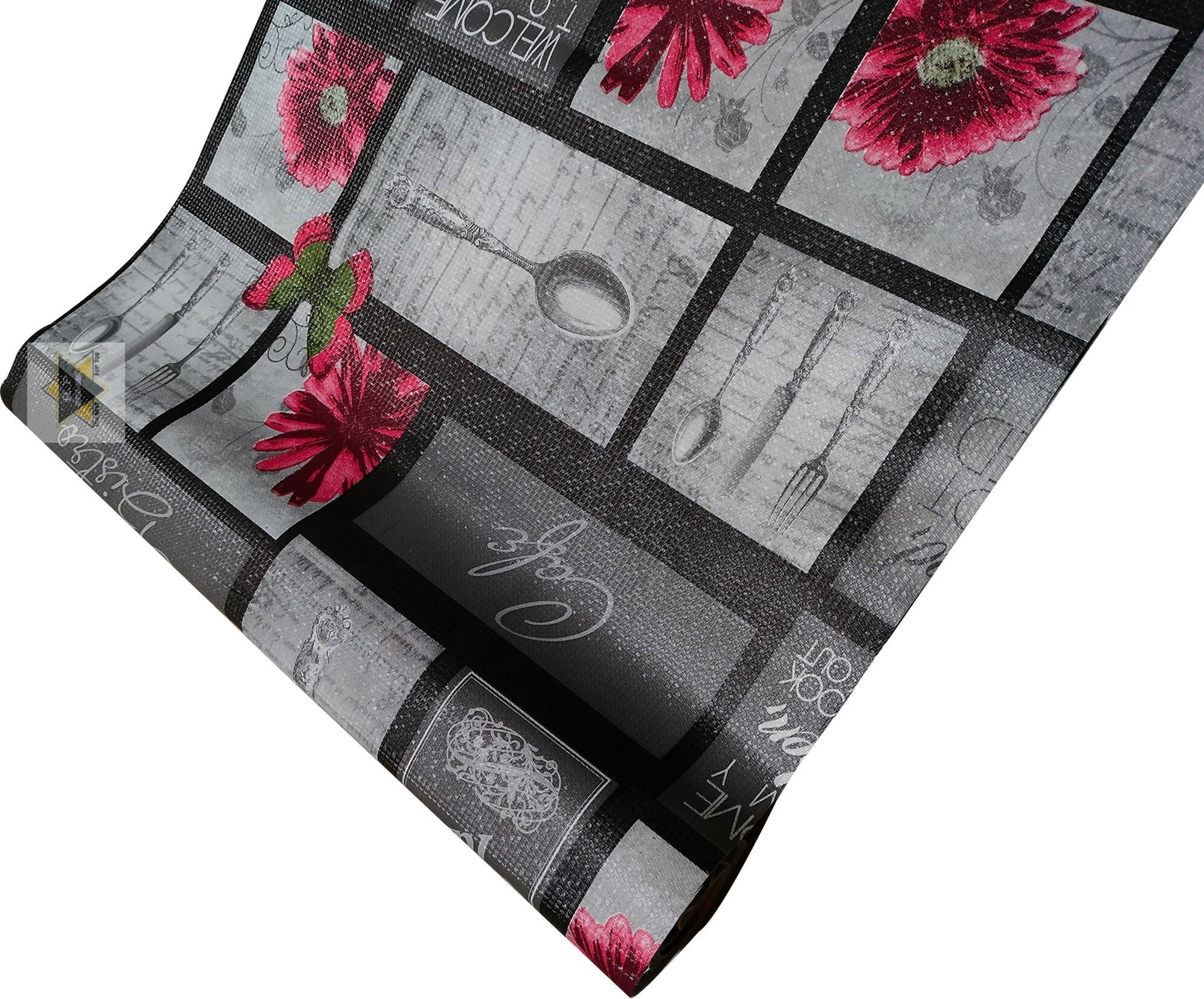 Mopak Decor ShelfLiner used for Wardrobe kitchen cabinet Drawer Slab Roll (Grey Paris)