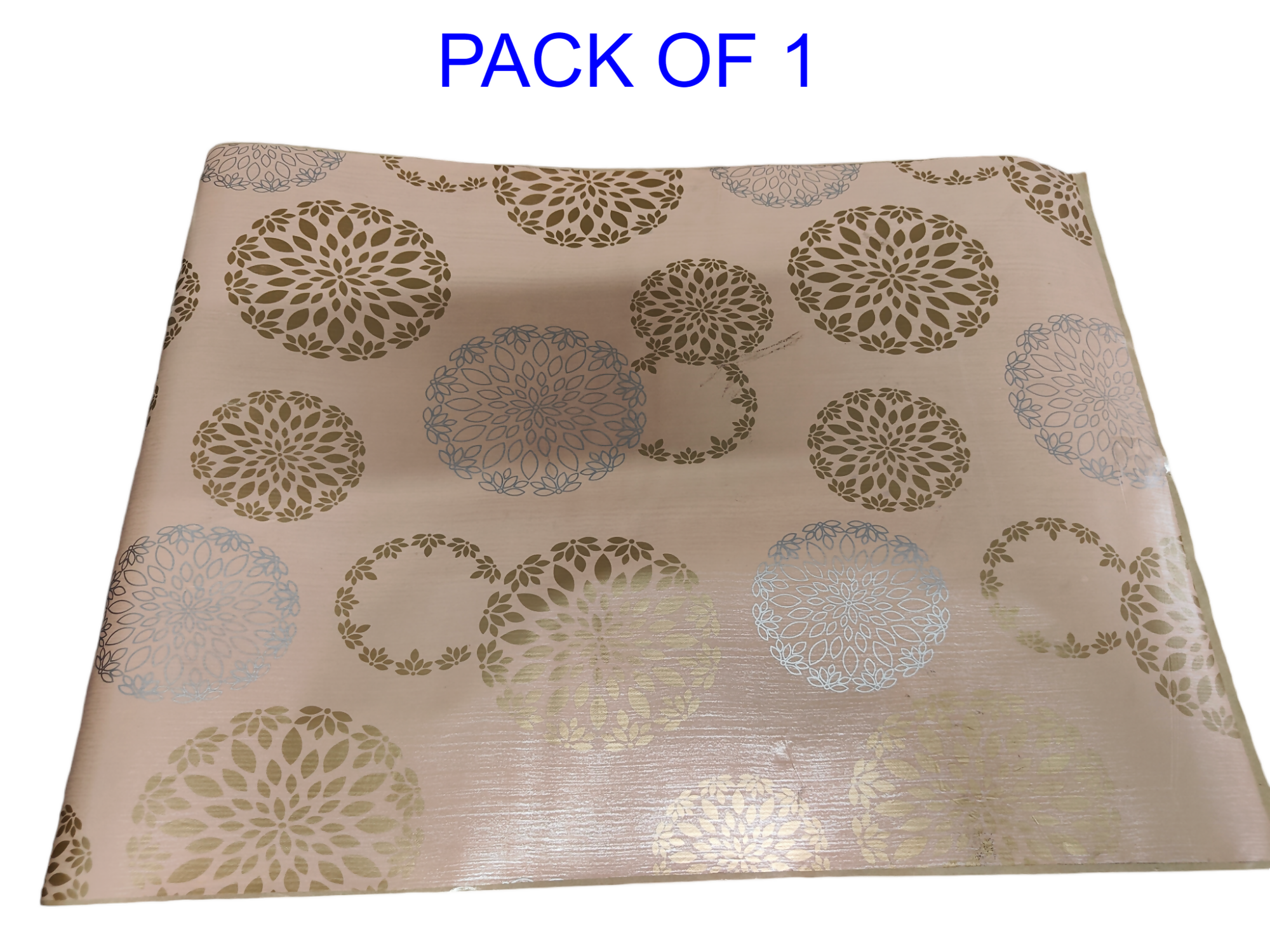 Mopak Decor 1 Meter Shelf adhesive Wallpaper For Wall /Almira,Fridge, Tabletop, kitchen Size - 40 x 100 cm Meter (Pack of 1_Pink)