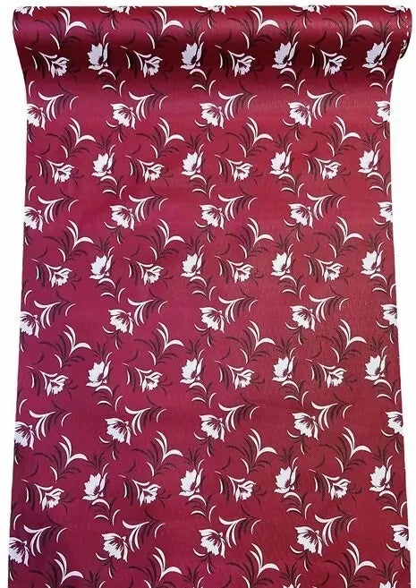 Mopak Decor Polyester Solid Fridge Mat & Cover - (Pink)