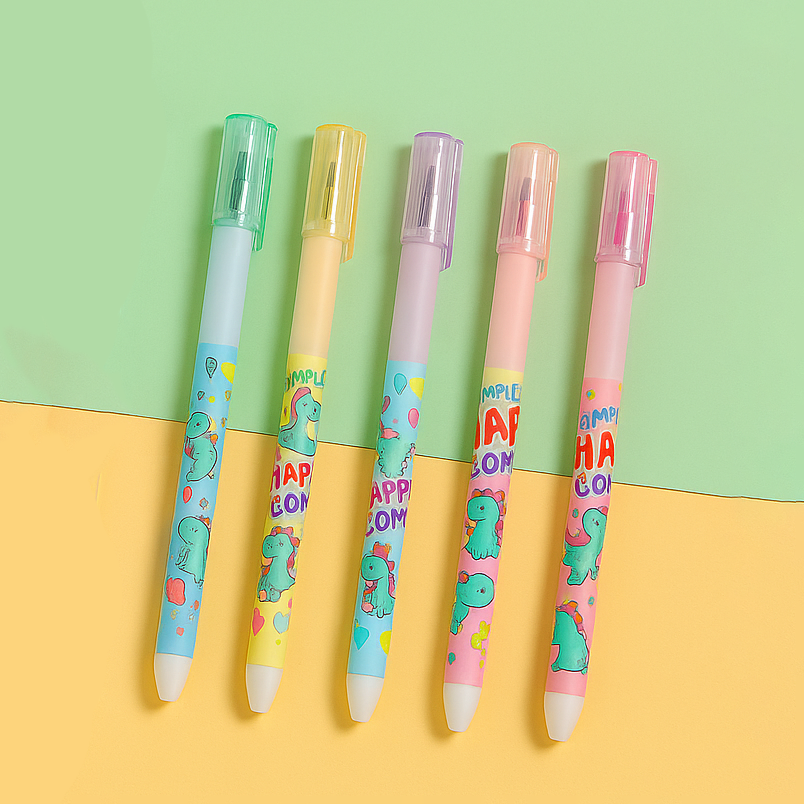Cartoon Magic Gel Pen Pack of 5pcs