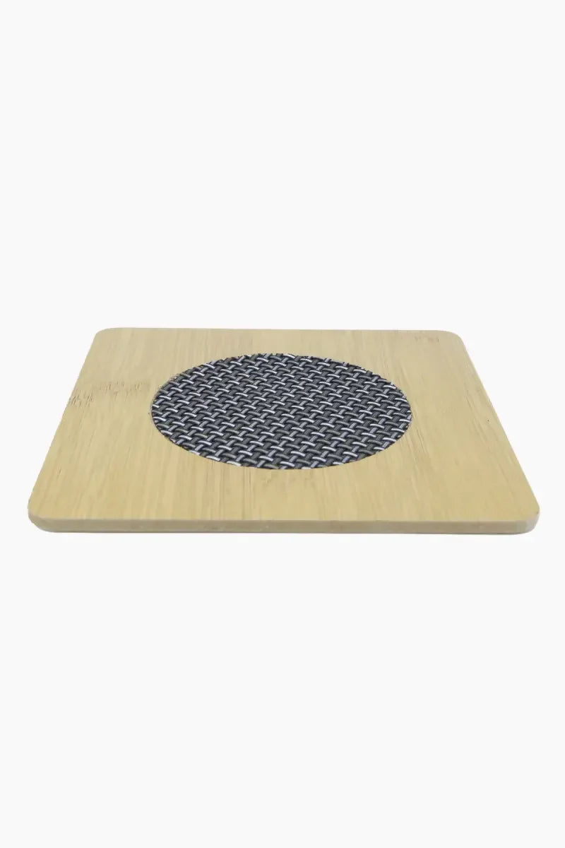 Wooden Square Printed Coaster, Pack of 1 - (15cm)