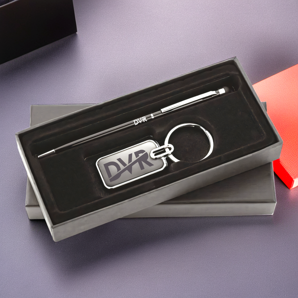 Corporate Signature Style: Pen & Keychain Set