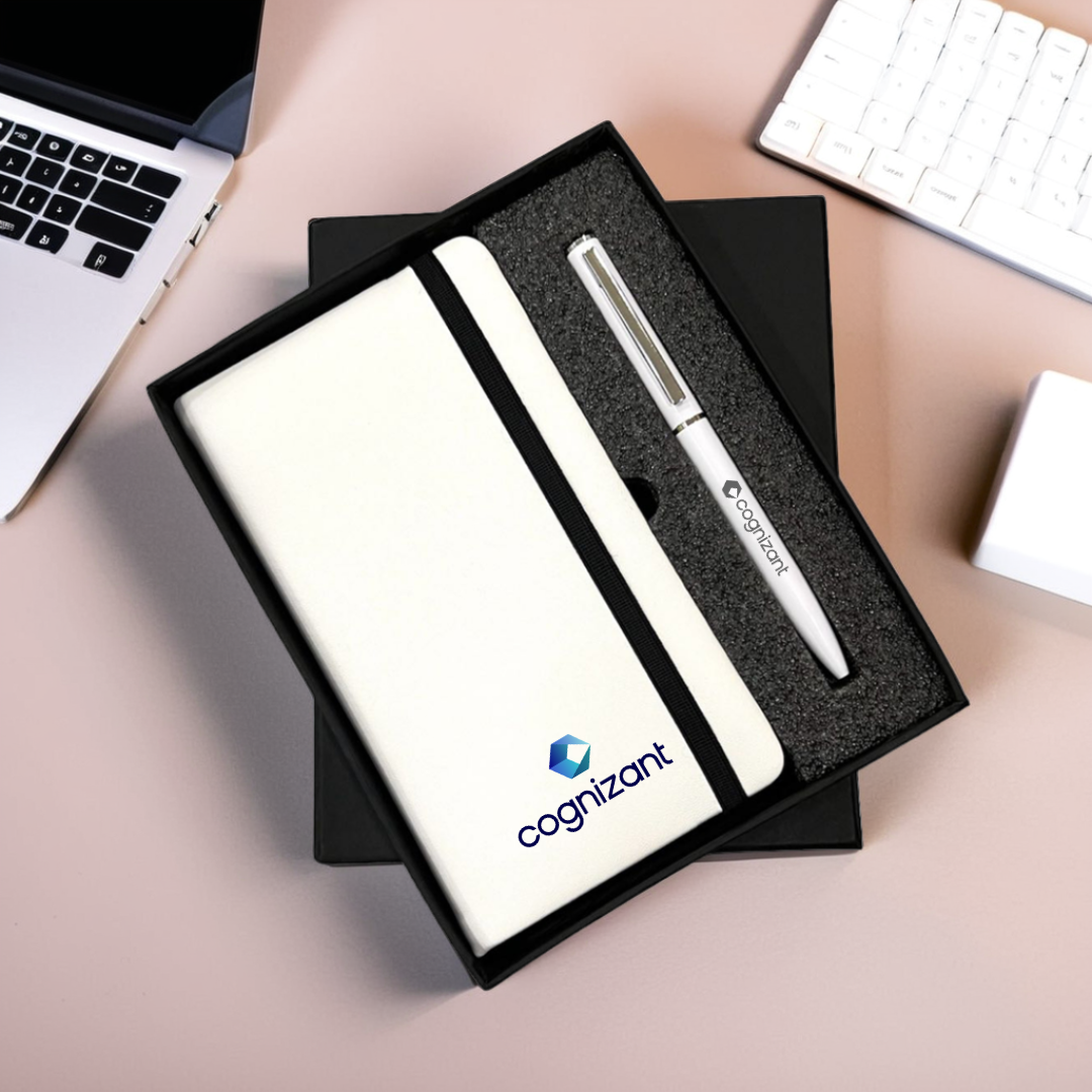 Executive Duo: Notebook and Pen Corporate Gift Set