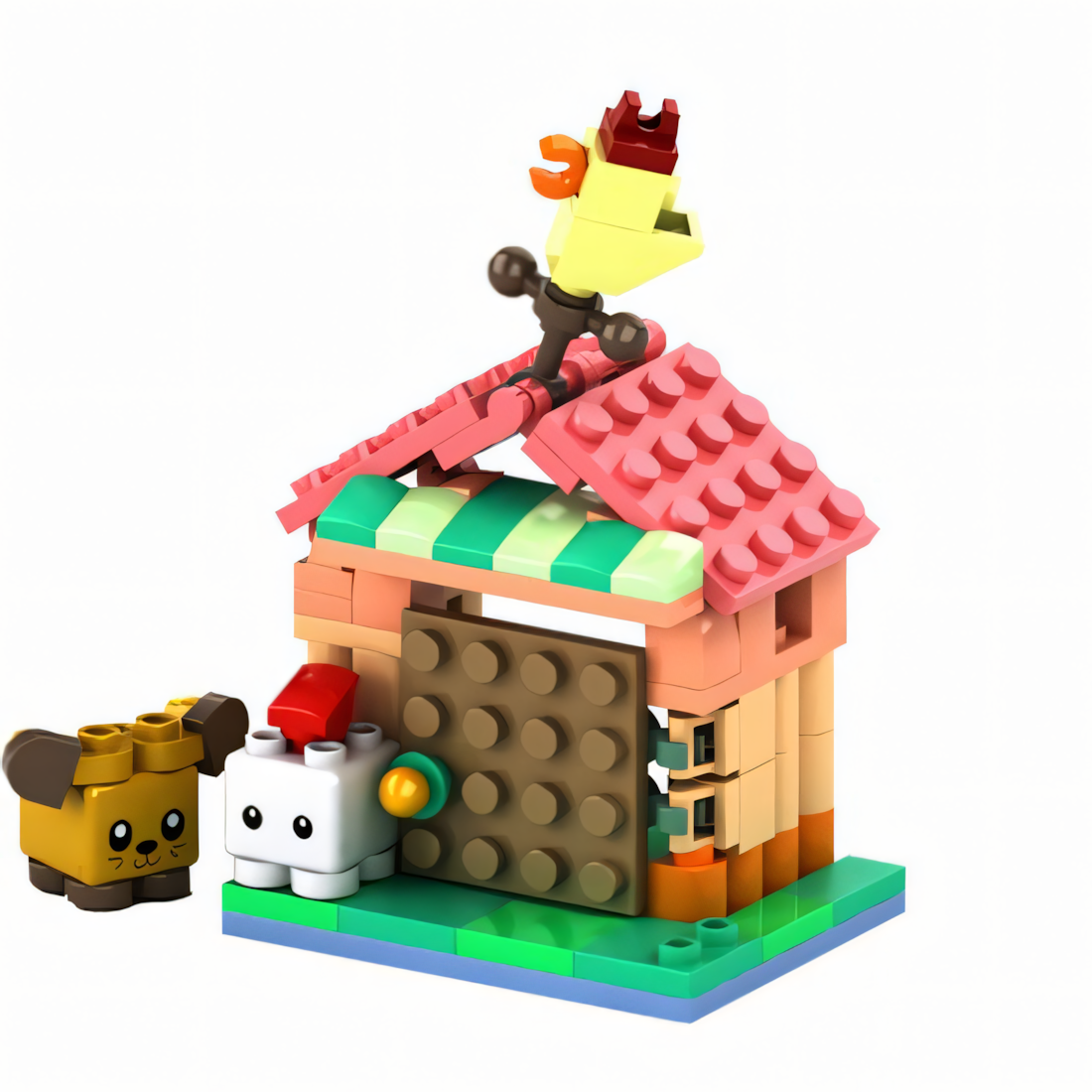 Pet House DIY Building Block Toy