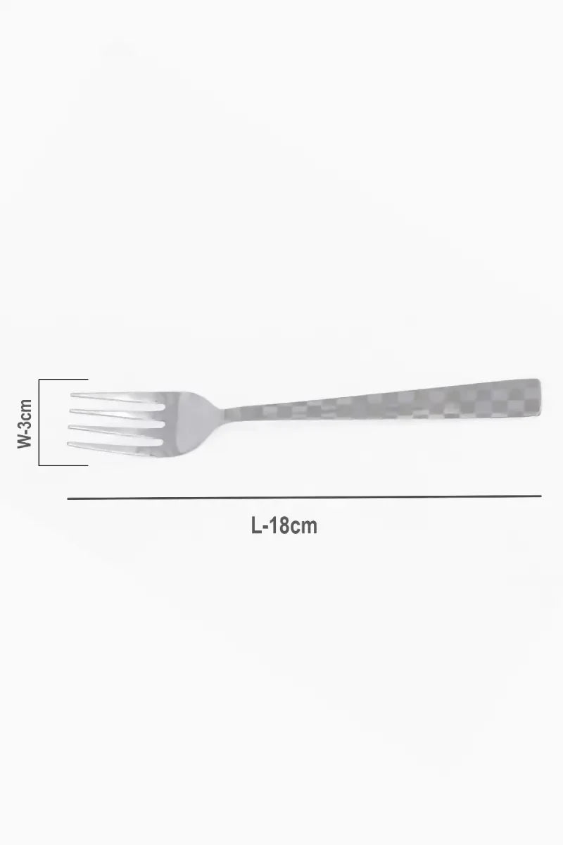 Prabha Stainless Steel Camry Dessert Fork Set - 18cm (Set of 6)