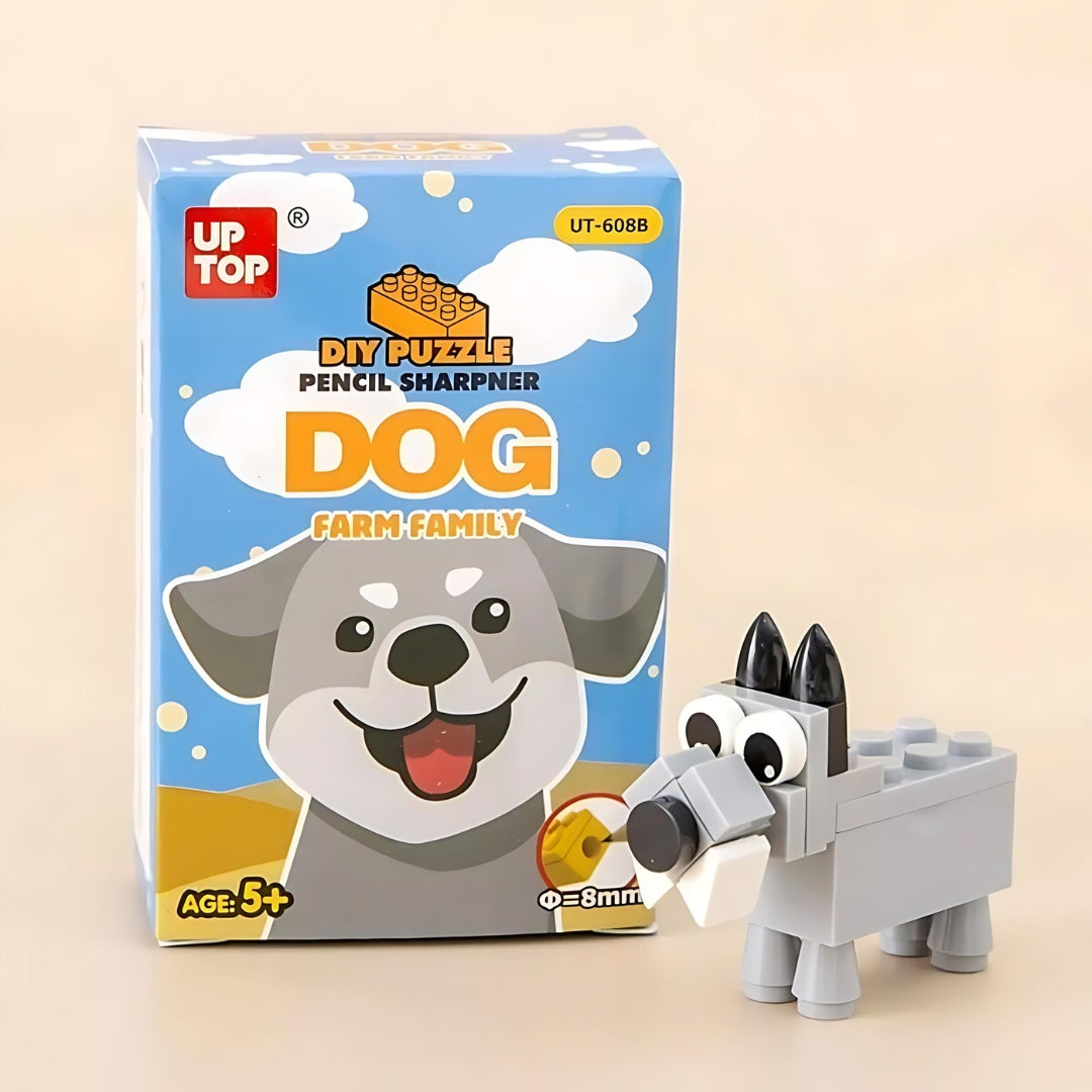 DIY Animals Puzzle Pencil Sharpener