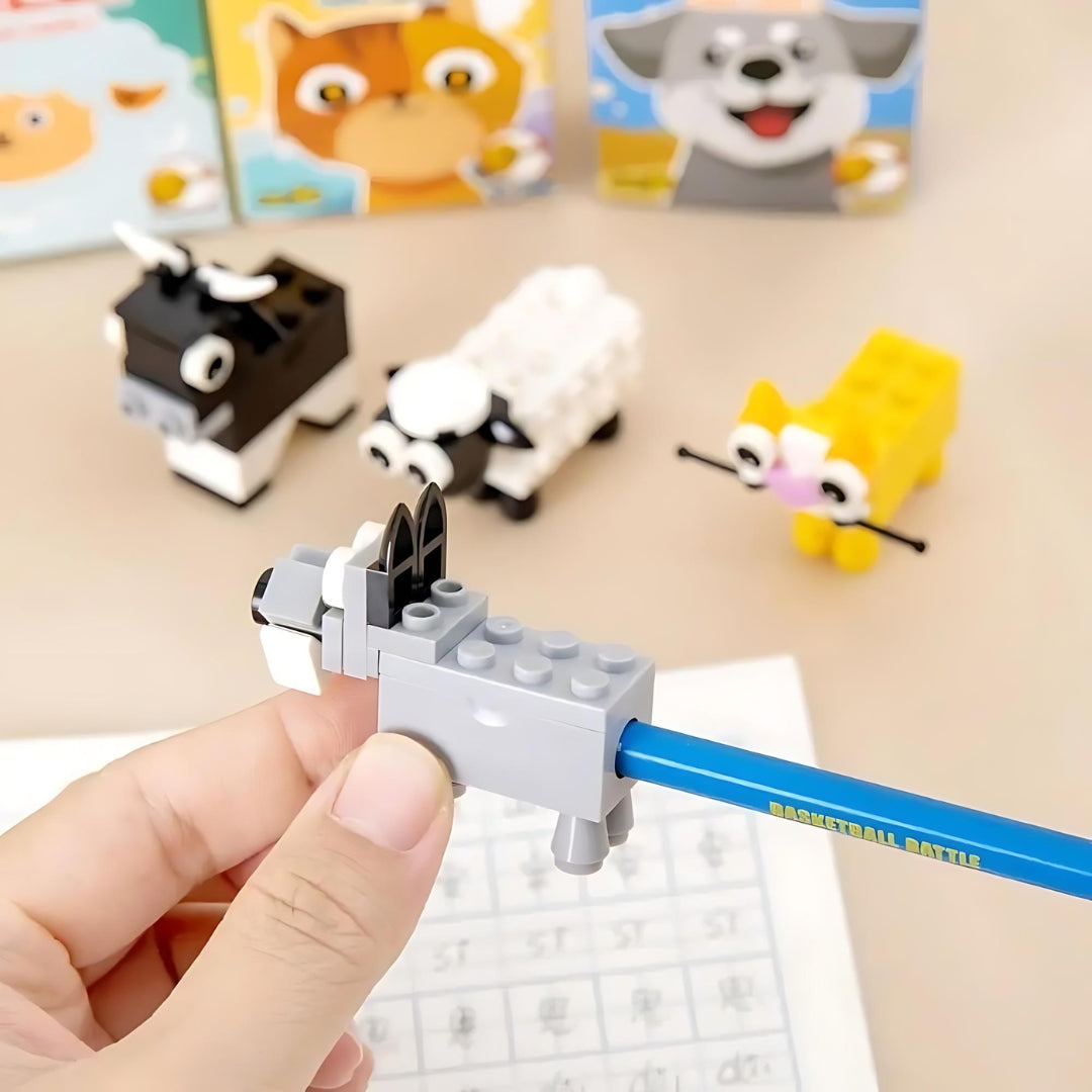 DIY Animals Puzzle Pencil Sharpener