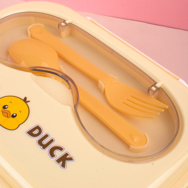 Bear, Unicorn, Duck Leek Proof Stainless Steel Lunch Box