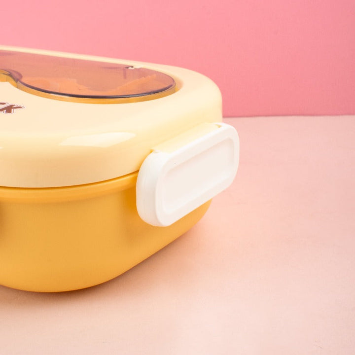 Bear, Unicorn, Duck Leek Proof Stainless Steel Lunch Box