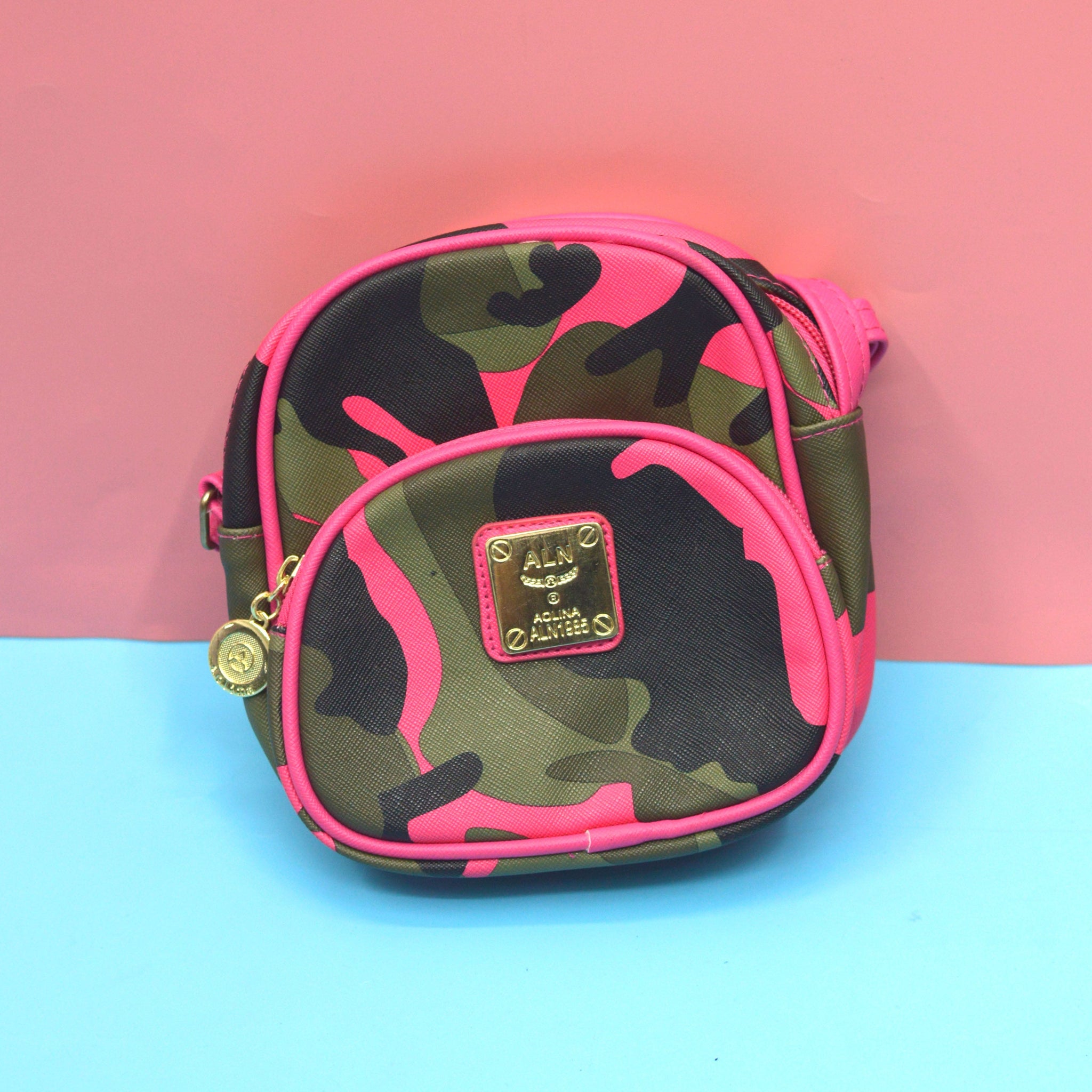 Mini Fashionable Army Print Sling Bag