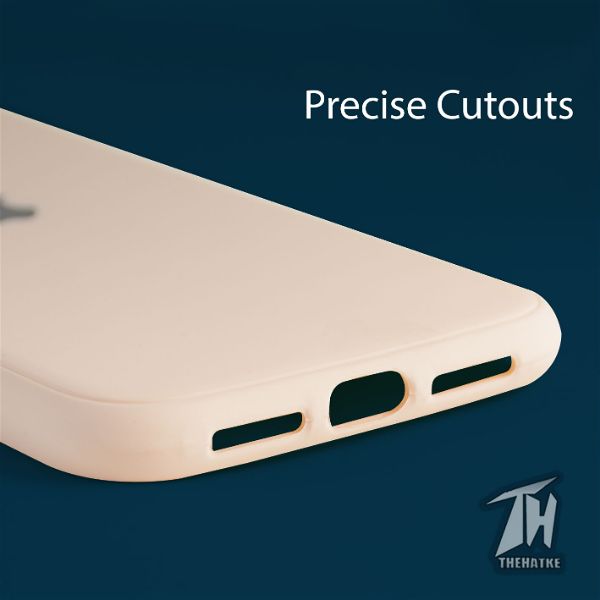 Peach Silicone Case for Apple iphone 12