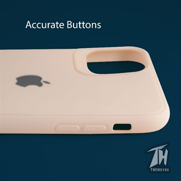 Peach Silicone Case for Apple iphone 12