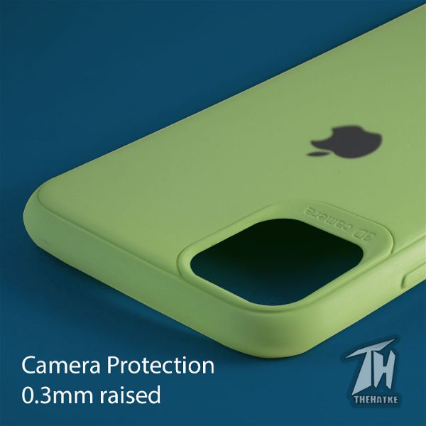 Light Green Silicone Case for Apple iphone 11