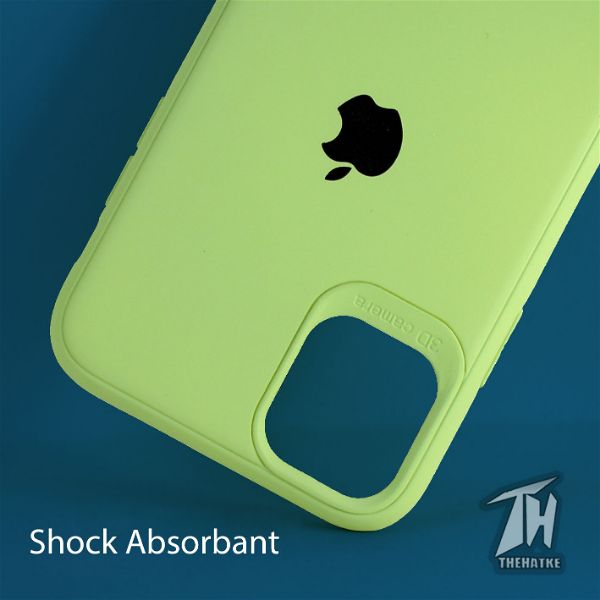 Light Green Silicone Case for Apple iphone 11