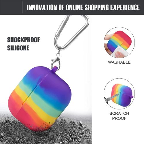 Rainbow Silicone Case For Apple airpods pro