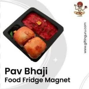 Pav Bhaji Miniature Food Fridge Magnet