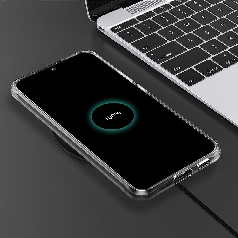 MagSafe Clear Transparent Silicone case for Samsung S21