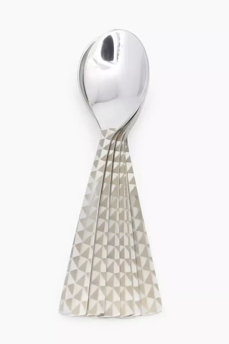 Prabha Stainless Steel Crysta Baby Spoon Set - 16cm