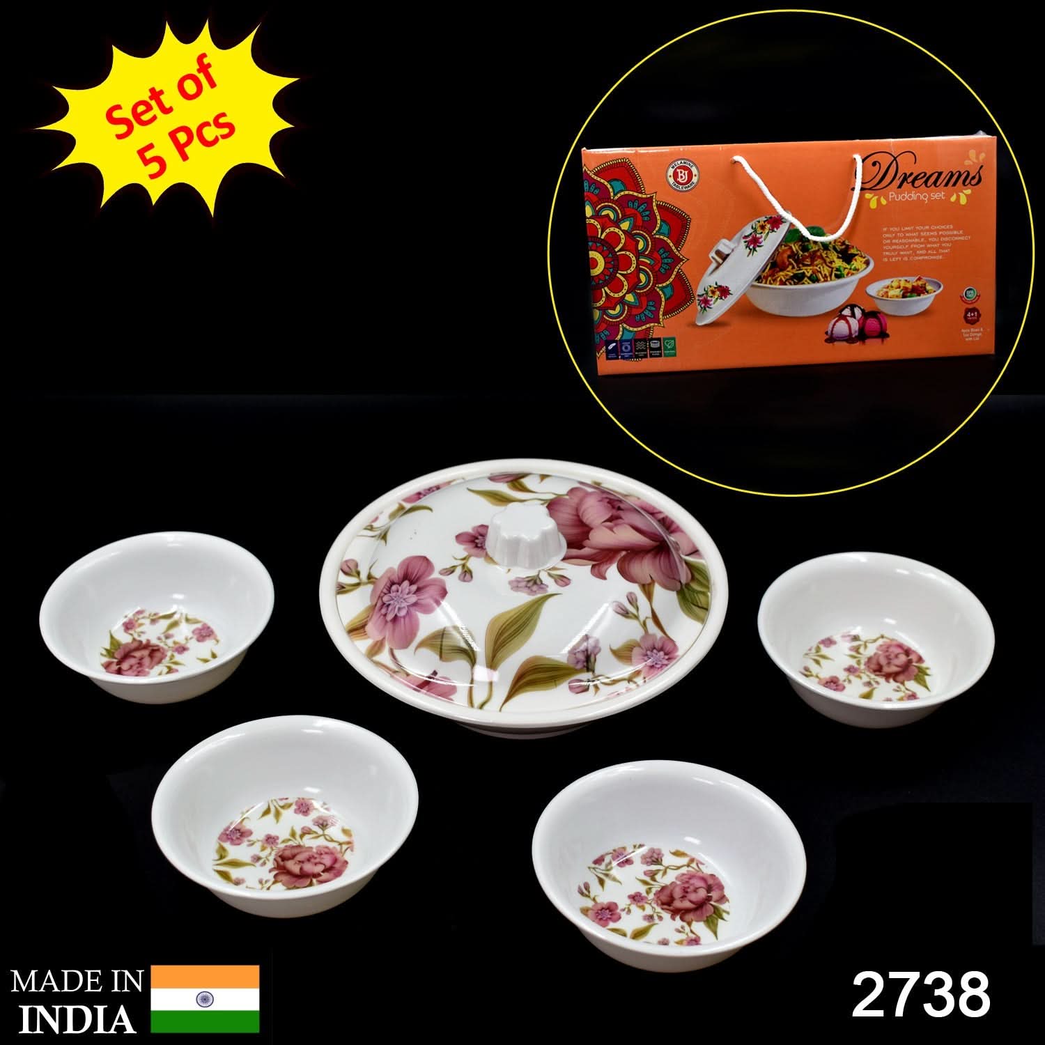 5-Piece Pudding Cutlery Set