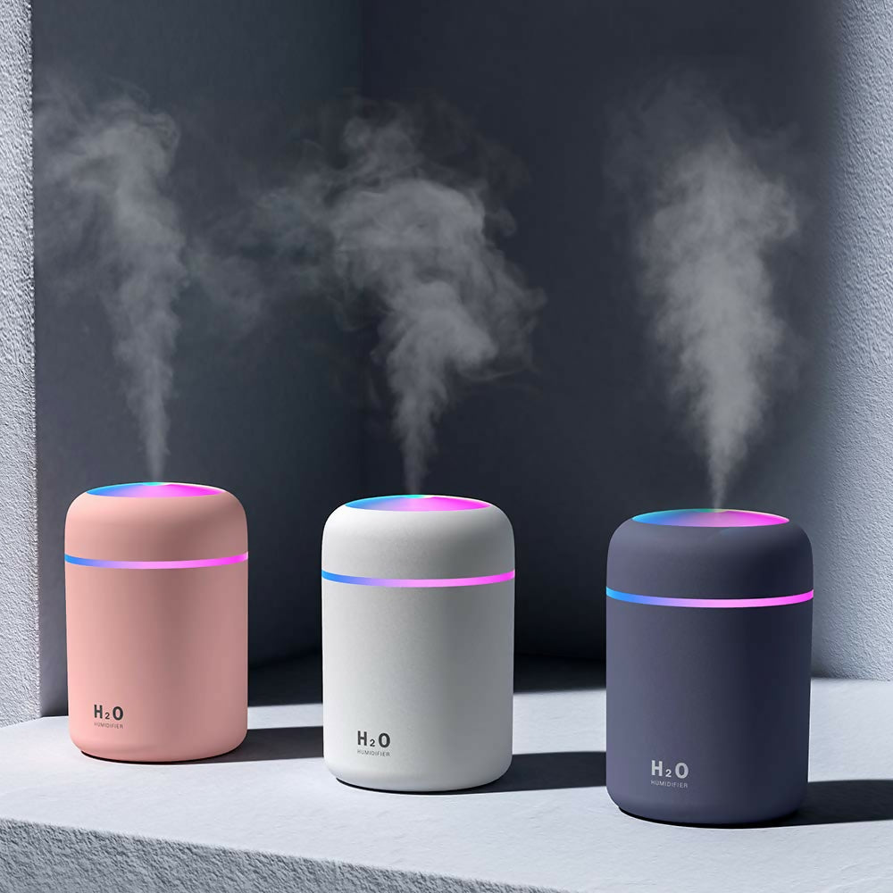 Portable H2O Humidifier - Pack of 1 ( Random Color )
