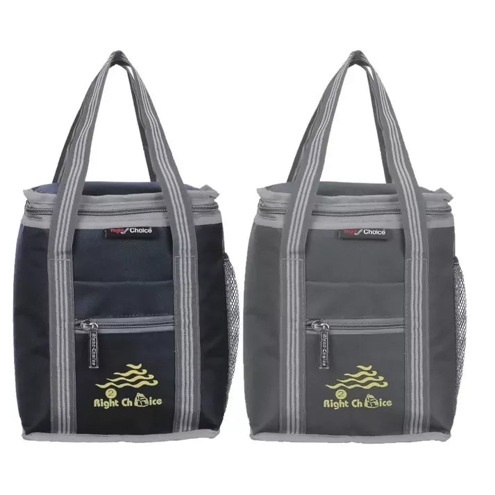 Right Choice Polyester Carry On Lunch/Tiffin Bags Combo for School & Office (Pack of 2)