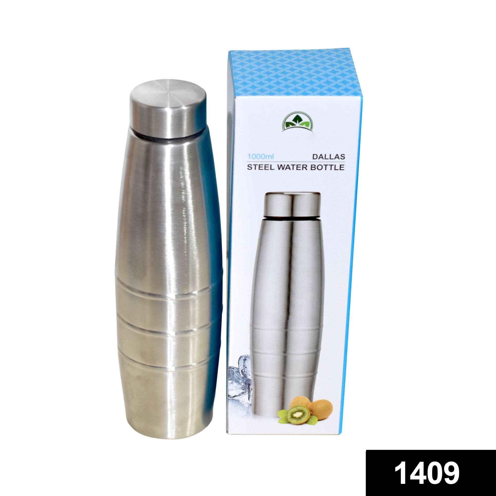 1000ml Stainless Steel Dallas Water Bottle – Leak-Proof, Durable & Reusable
