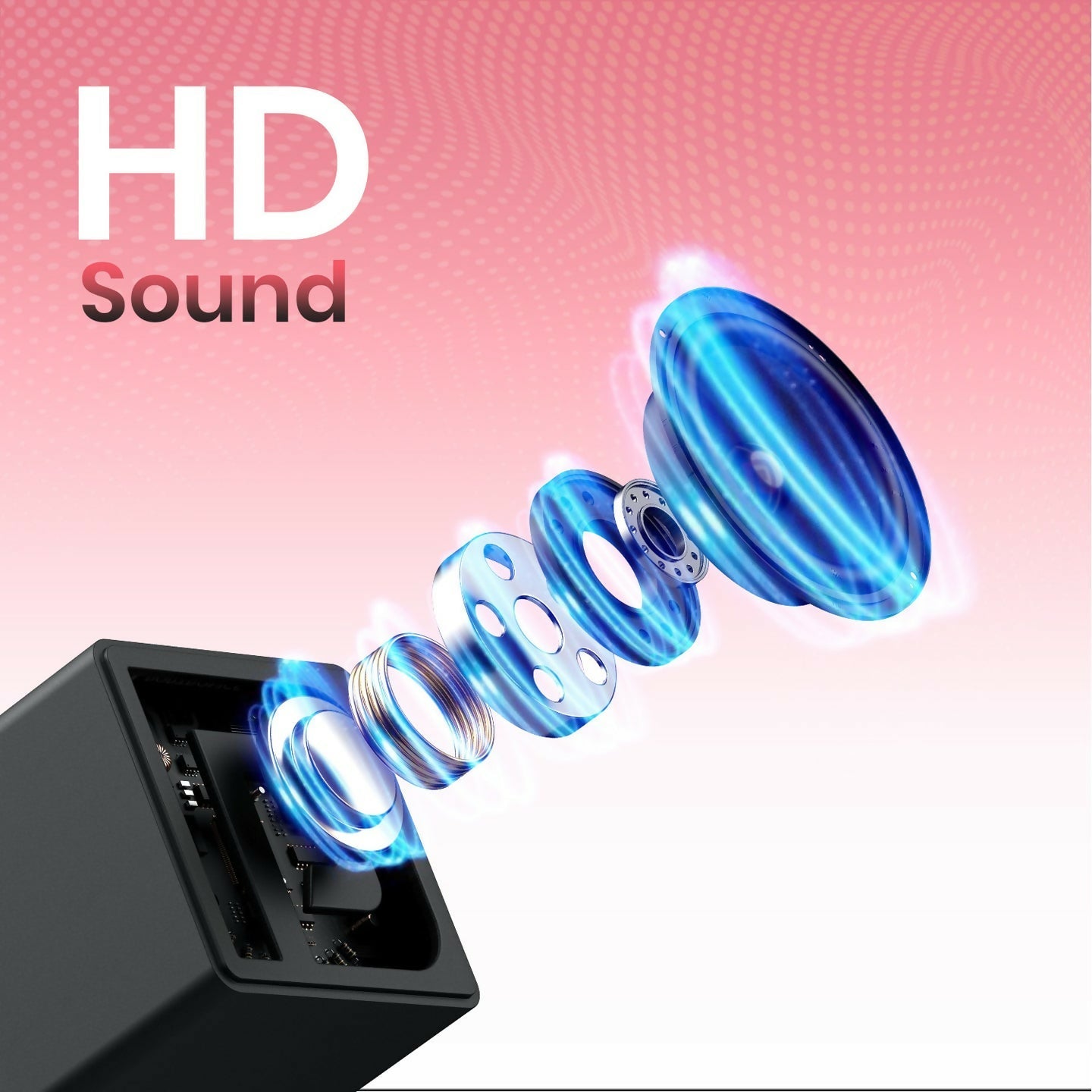 Portronics Nugget Wireless Bluetooth Speaker – 3W HD Sound, 4 Hours Playtime
