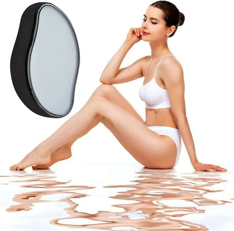 Crystal Hair Eraser for Women & Men – Painless Nano Hair Removal Tool for Full Body (Reusable & Travel-Friendly, Single piece)