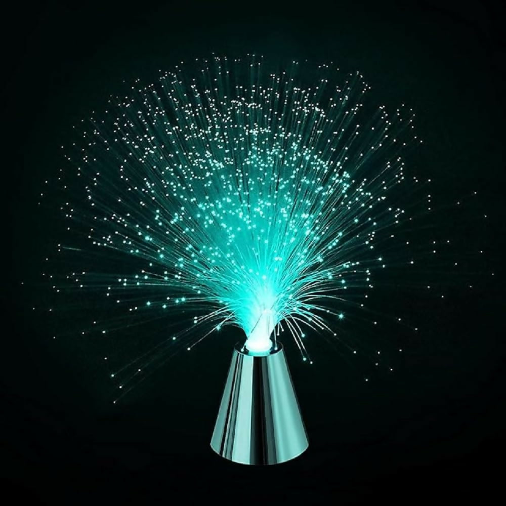 Color Changing Sensory Fiber Optic LED Lamp - Battery Powered