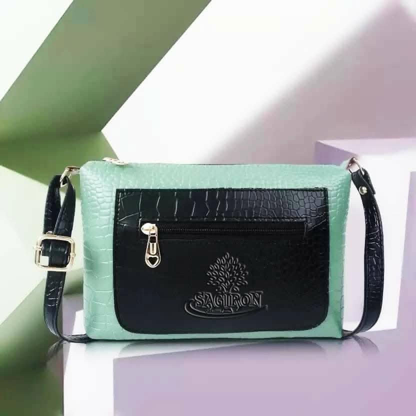 SAGIRON Black Women Sling Bag
