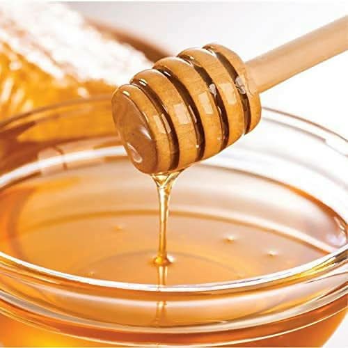 Multispace 2-Piece Mini Reusable Wooden Honey Dipper Sticks