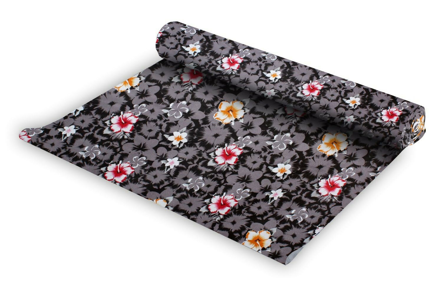 Mopak decor Polyester Solid Fridge Mat & Cover 50045 (Gray)